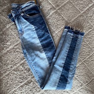 American Eagle Two-Toned Jeans